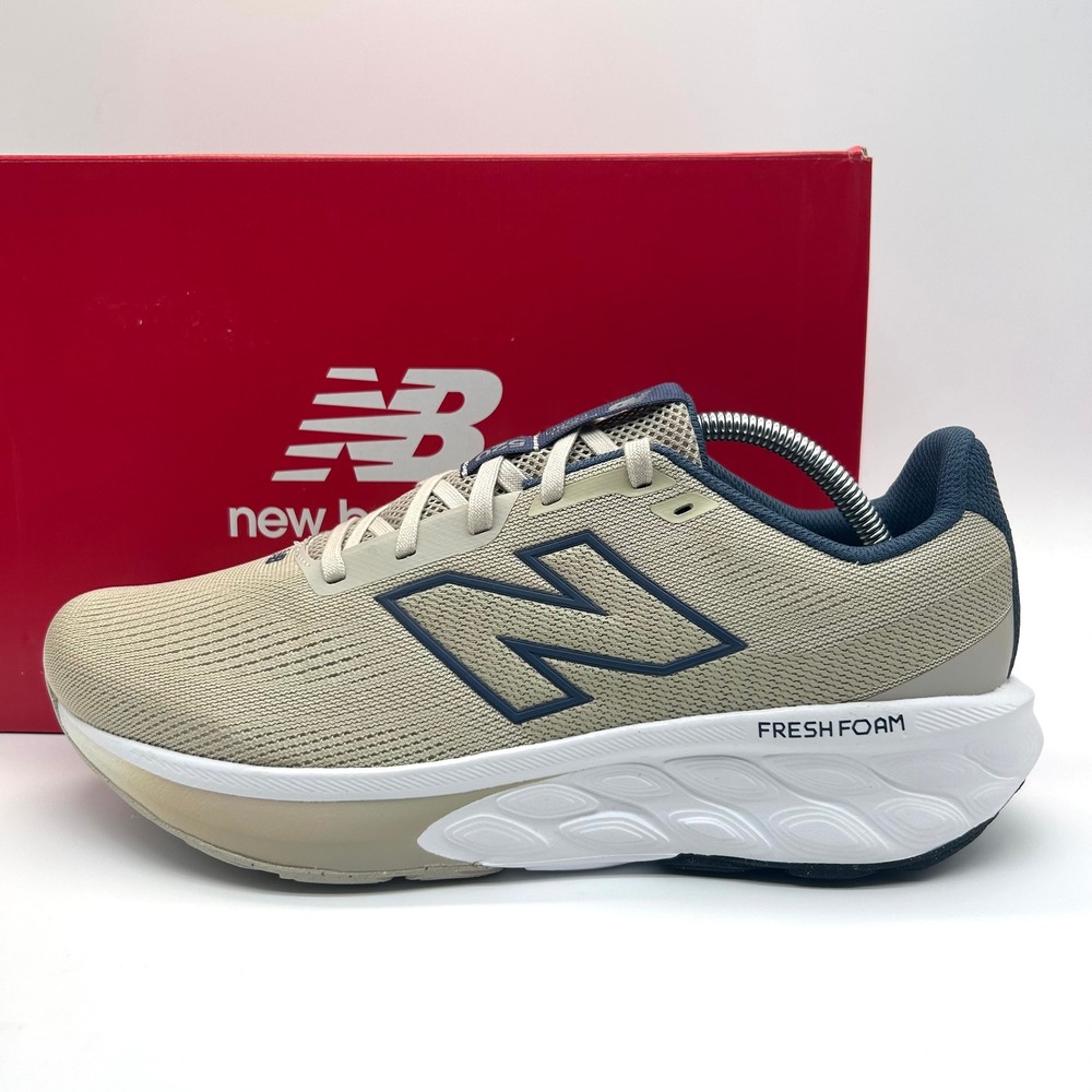 New Balance Fresh Foam 520 v9 Shoes Mens 10.5 4E Grey Blue Tan Running Sneakers